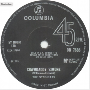The Syndicats: Crawdaddy Simone (1965)